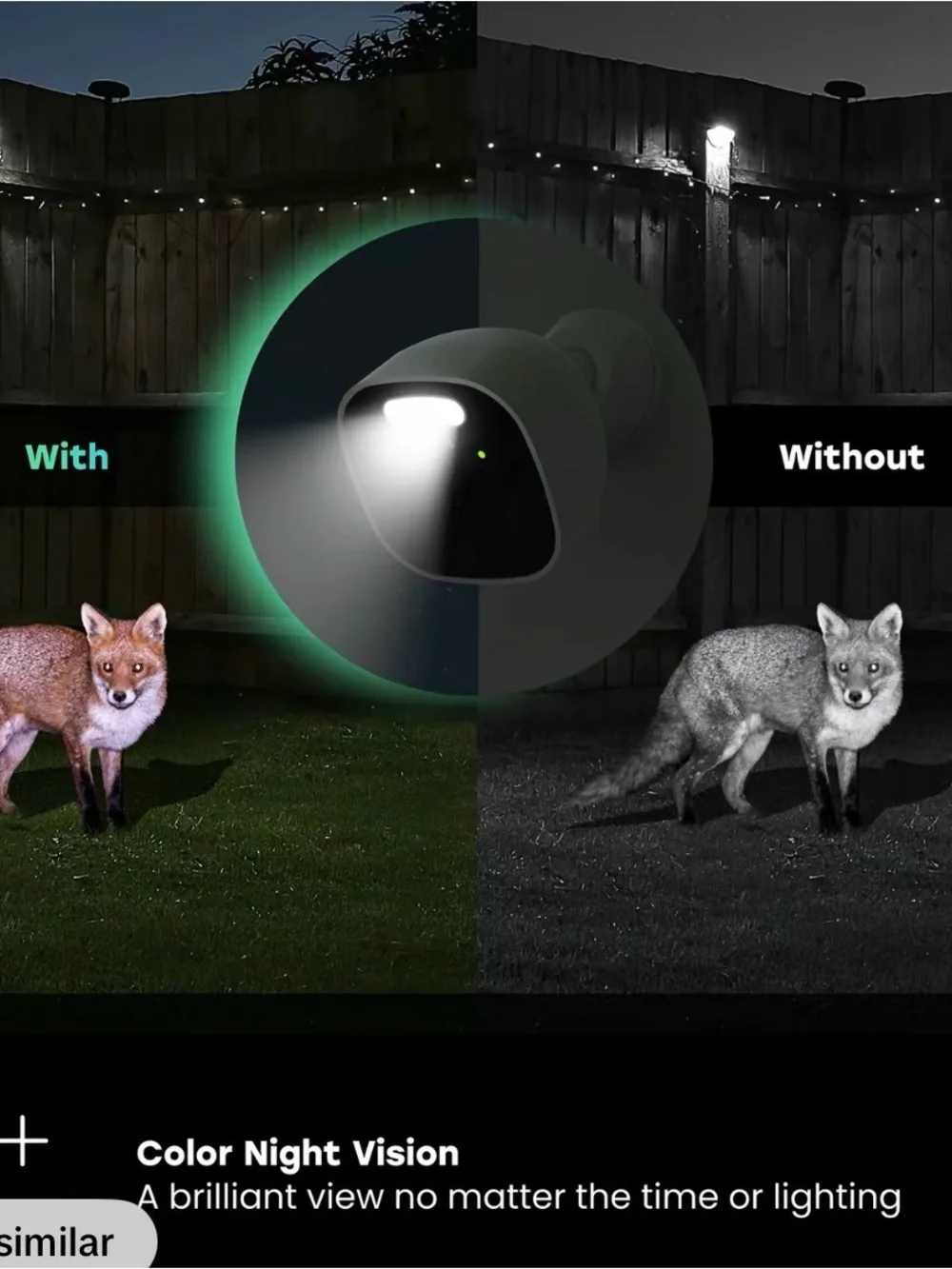 myQ Outdoor Battery Camera - White & Black